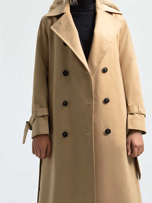 Womens Light Beige Coat