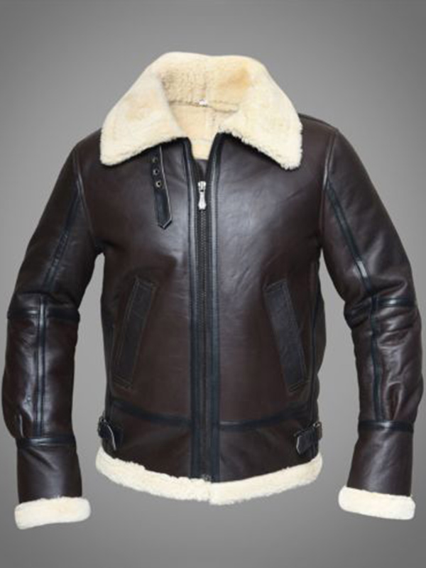 black mens aviator jacket​