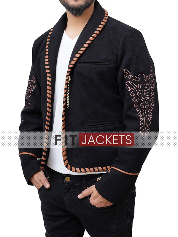 Black Suede Leather Jacket