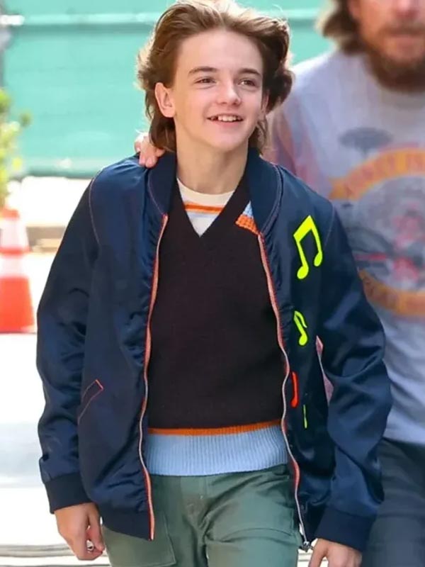 TV Series Black Rabbit S01 Hunter Blue Bomber Jacket