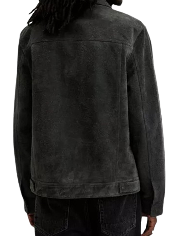 Black Suede Leather Jacket