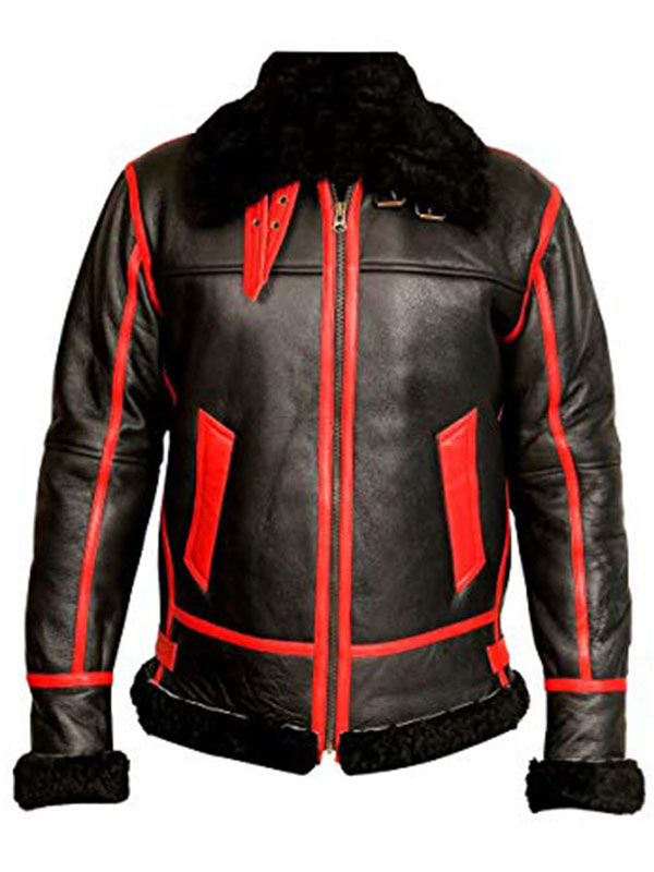 Womens Sheepskin B3 Shearling Leather Jacket