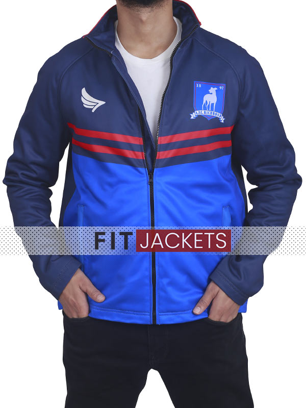 Blue Track Jacket Mens