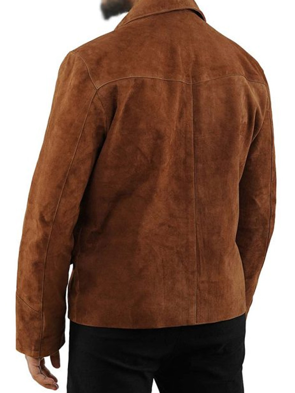 Brown Suede Leather Jacket