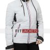 Shop White Puffer Hooded Jacket