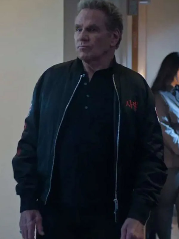 Cobra Kai Season 06 John Kreese Black Jacket
