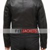 Womens Black Cropped Leather Jacket