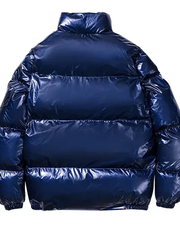 Dark Blue Puffer Jacket