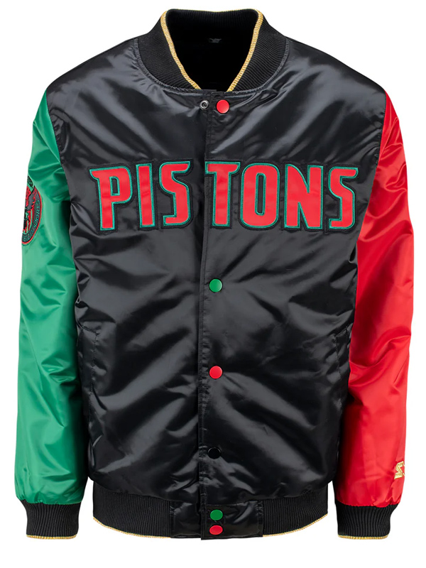 Detroit Pistons Varsity Jacket