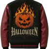 Shop Fiery Pumpkin Varsity Jacket