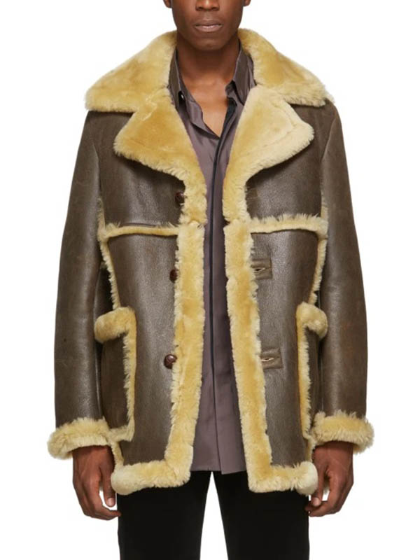 FIT Exclusive Brown Shearling Jacket