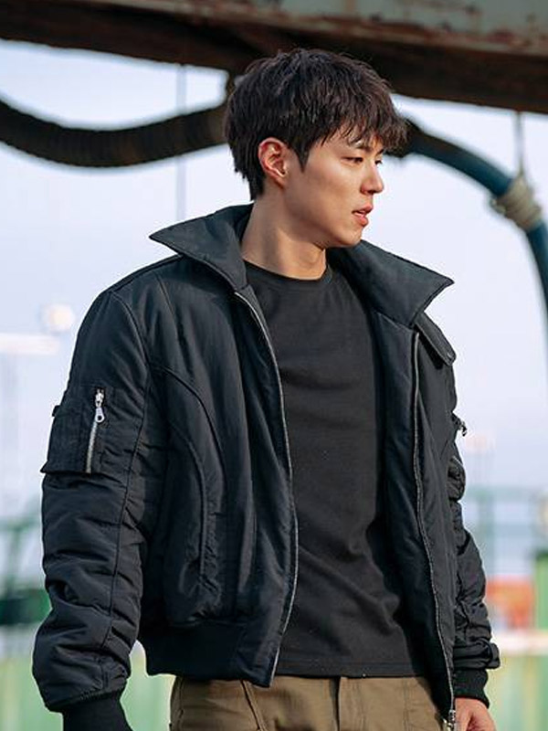 Shop Good Boy Park Bo-gum Bomber Jacket