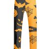 Grab Halloween Orange and Black Coffin Printed Pant