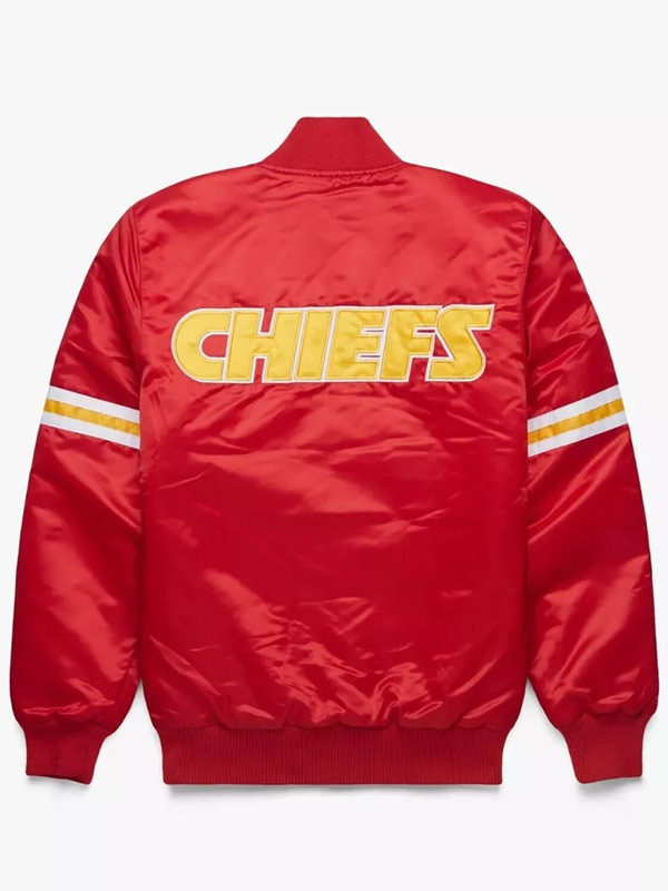 Kansas City Chiefs Red Satin Starter Jacket