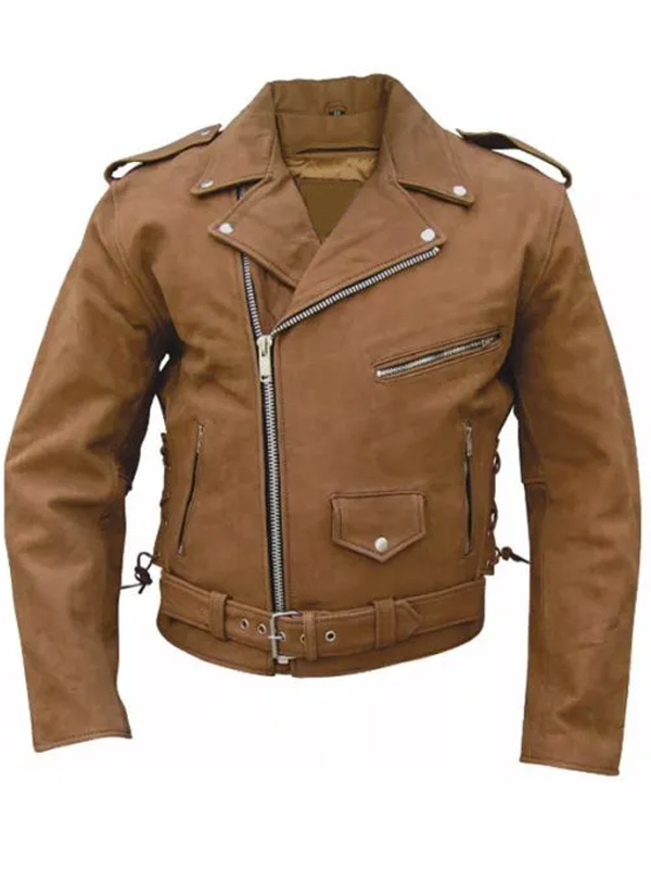 Lace Up Biker Jacket