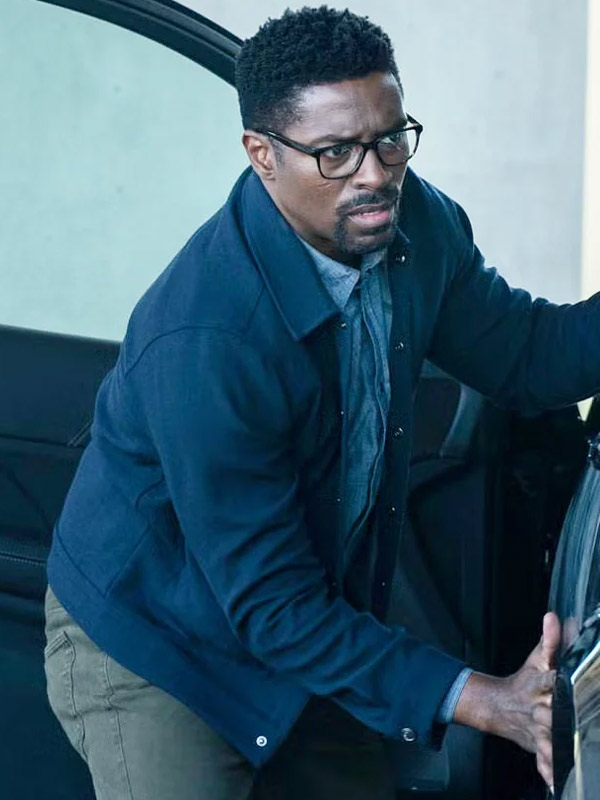 Mayfair Witches S02 Tongayi Chirisa Blue Wool Jacket