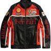 Vintage Ferrari Leather Racing Jacket