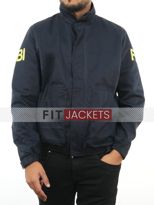 FBI Blue Cotton Jacket
