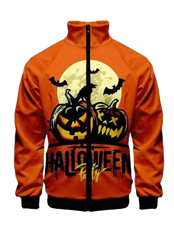 Shop Pumpkin Halloween Party Jacket