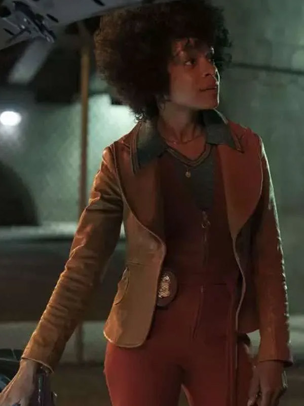 TV Series Duster 2025 Nina Hayes Brown Jacket