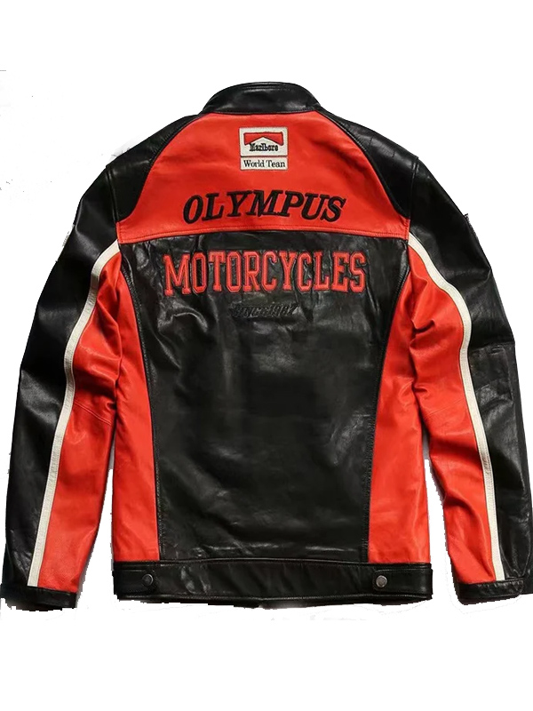 1987 Vintage Ferrari Leather Racing Jacket