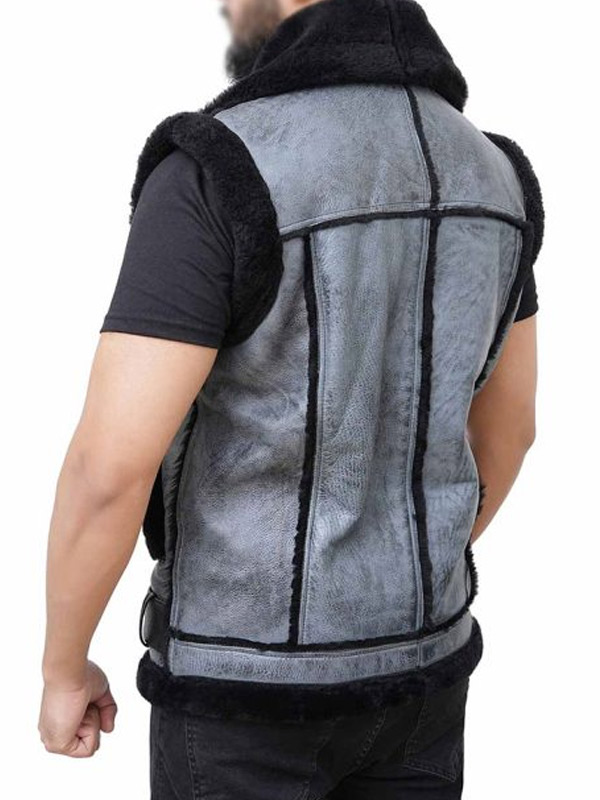 Shearling Vest Mens