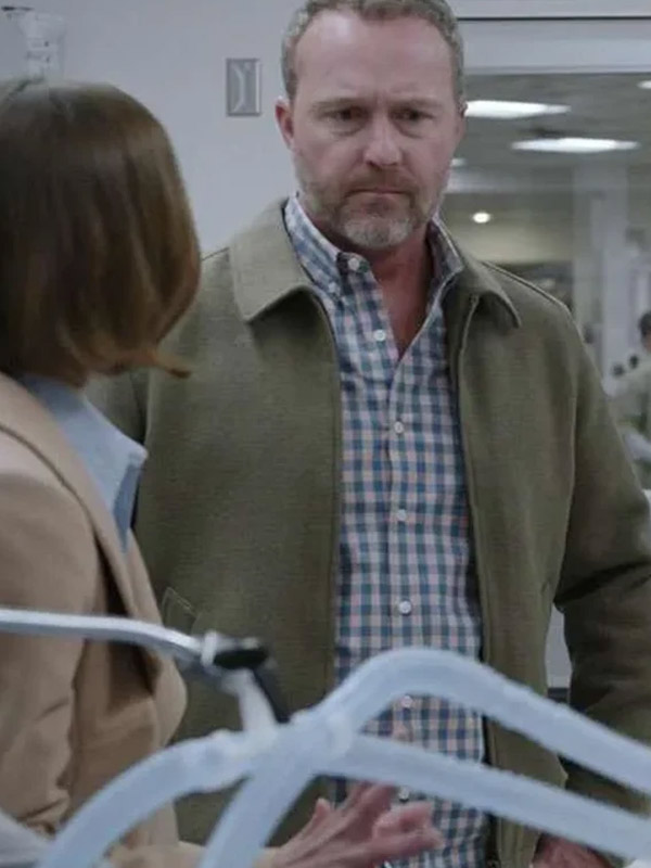 The Pitt 2025 Devon Gummersall Wool Jacket