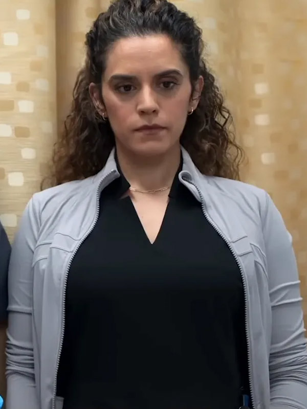 Sepideh Moafi The Pitt 2025 Grey Jacket