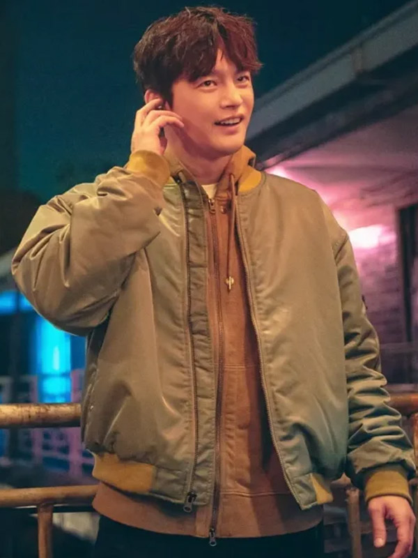 Shop Twelve Seo In-guk Satin Bomber Jacket