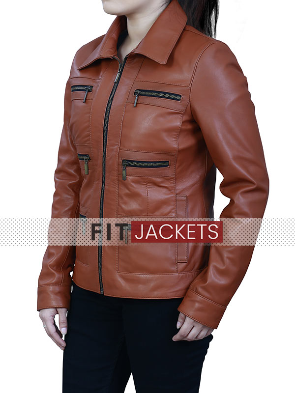 Brown Leather Jacket Mens