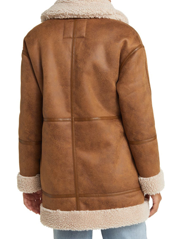 Women RAF Shearling Aviator Jacket