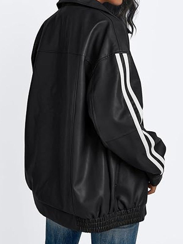 Oversized Bomber Jacket Womens