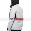 Buy Women White Puffer Jacket