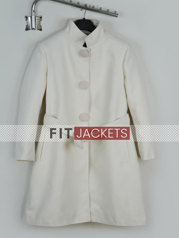 White Wool Coat Womens