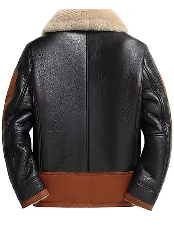 Brown Sheepskin Shearling Jacket