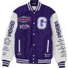 Men Casual Happy Dad x Death Row Varsity Jacket