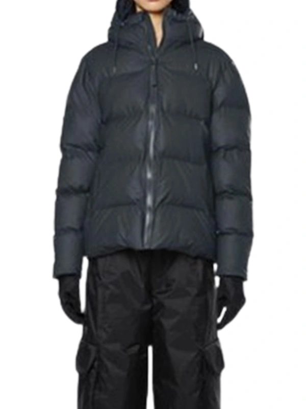 puffer jacket with hood