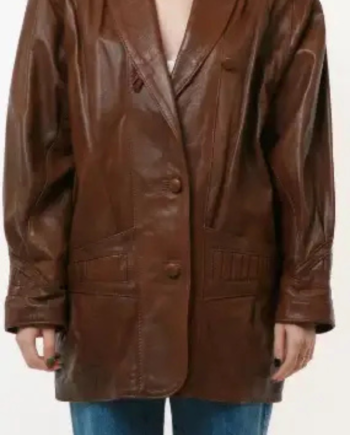 Pelle Leather Lined Biker Jacket.