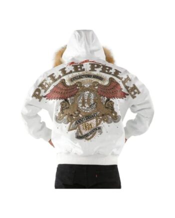 Pelle Pelle 40th Anniversary White Fur Hooded Jacket