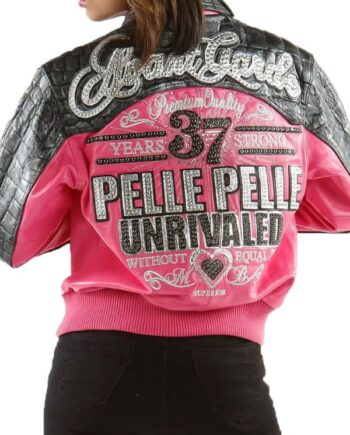 Pelle Pelle Avant Garde Pink Strong Leather Jacket.