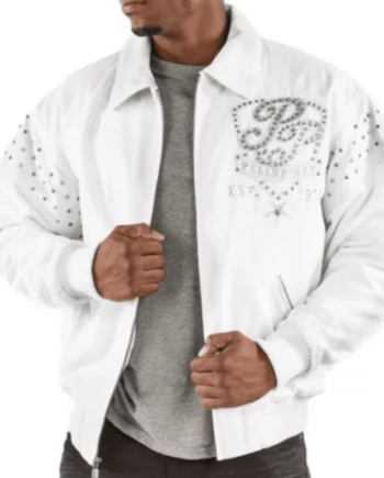 Pelle Pelle KOT Men White Wool Jacket