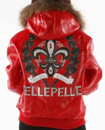 Pelle Pelle Live Like A Queen Red Hood Jacket