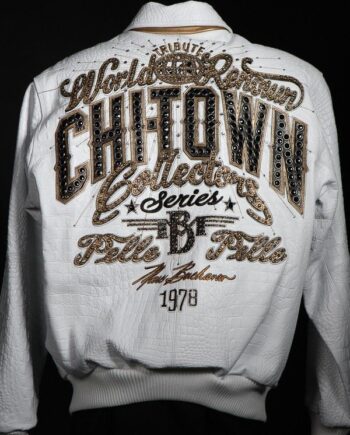 Pelle Pelle Men Chi-Town White Leather Jacket