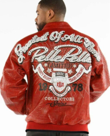 Pelle Pelle Mens Greatest Red Leather Jacket.