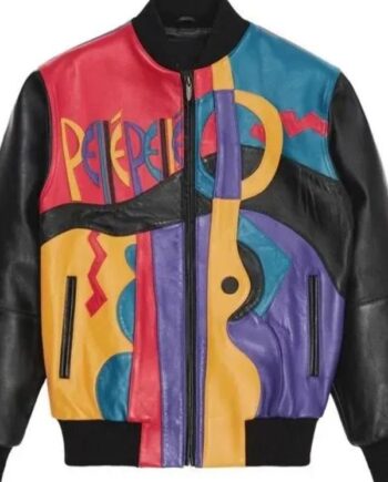 Pelle Pelle Picasso Plush Bomber Leather Jacket.