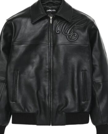 Pelle Pelle Puff Plush Black Jacket.