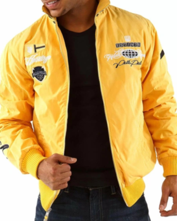 Pelle Pelle Yellow Heritage MB Wool Jacket.