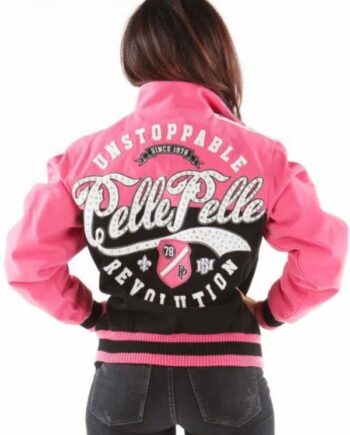 Womens Pelle Pelle Unstoppable Pink Jacket