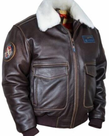 A-2 Flight Jacket Dark Brown.