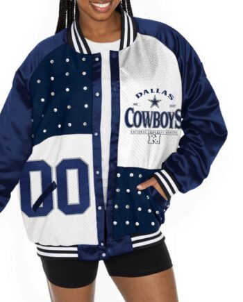 Dallas Cowboys Gameday Couture Women's Nfl Bomber Jacket